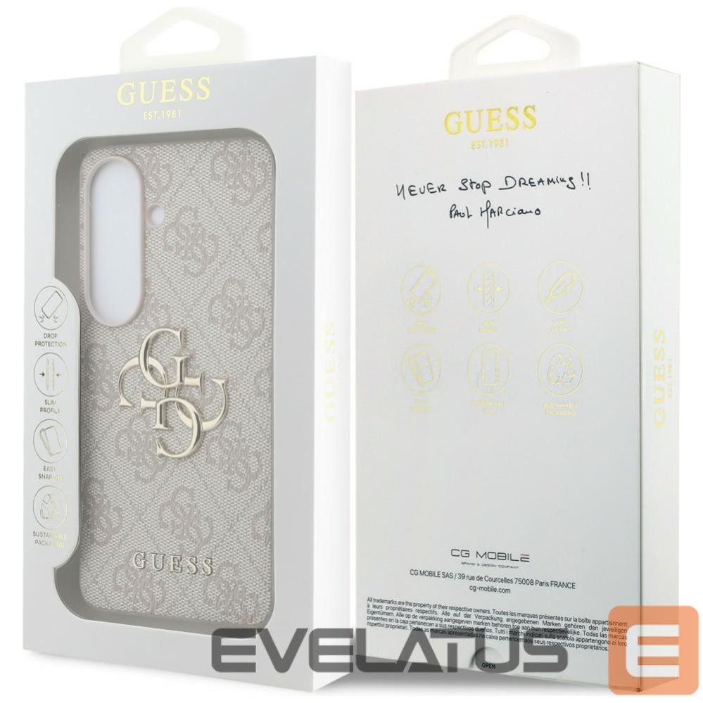 Other goods Guess Guess 4G Big Metal Logo Case for Samsung Galaxy S26 Plus - Pink