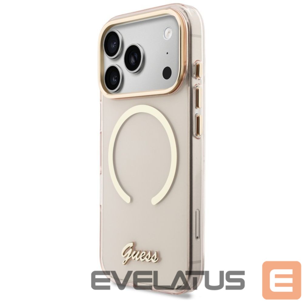 Other goods Guess Guess IML Script Metal MagSafe Case for iPhone 17 Pro Max - Pink