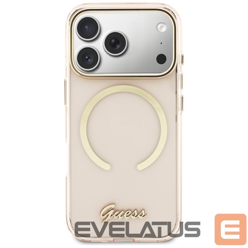 Other goods Guess Guess IML Script Metal MagSafe Case for iPhone 17 Pro Max - Pink
