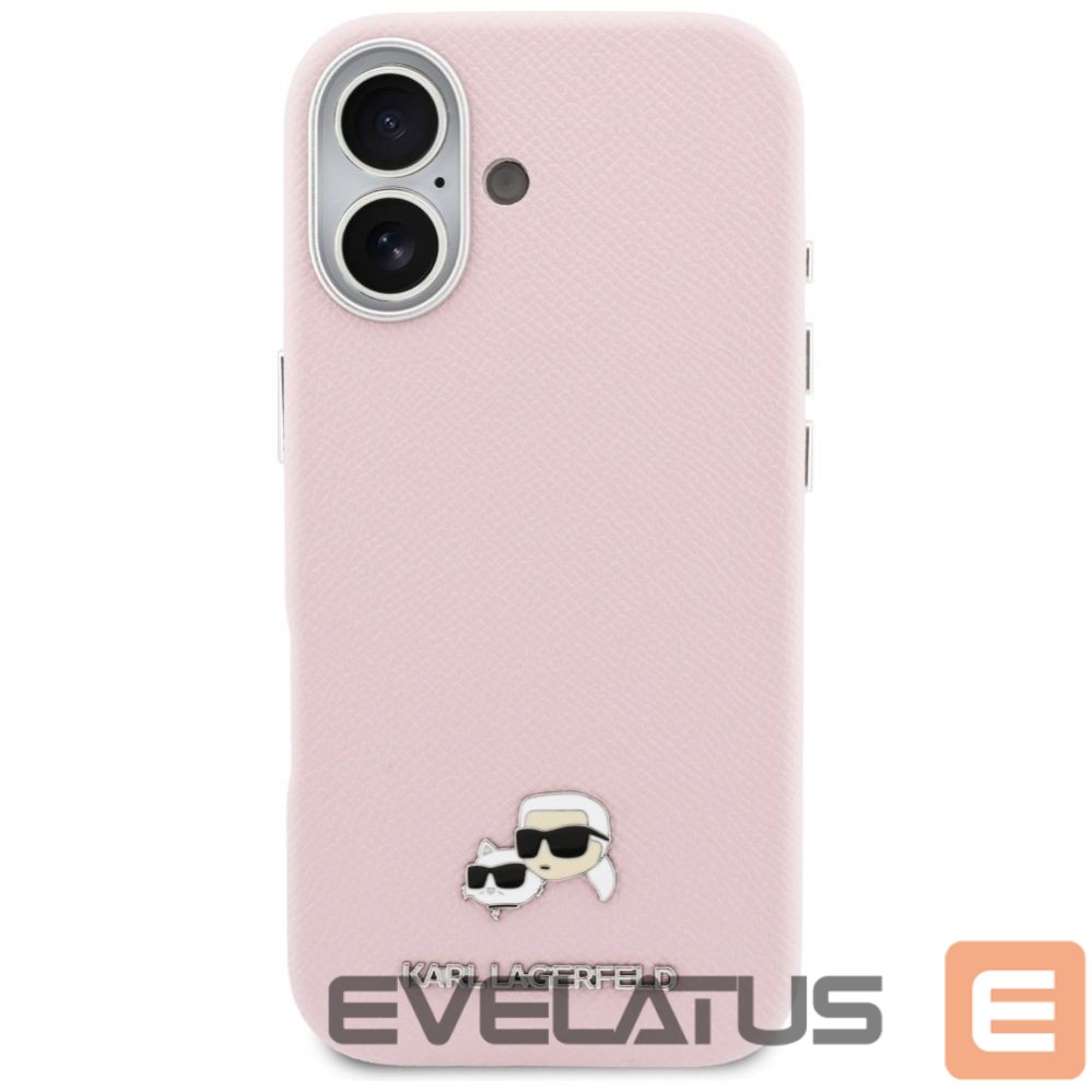 Other goods Karl Lagerfeld Karl Lagerfeld Karl & Choupette Head Pins Saffiano MagSafe Case for iPhone 17 - Pink
