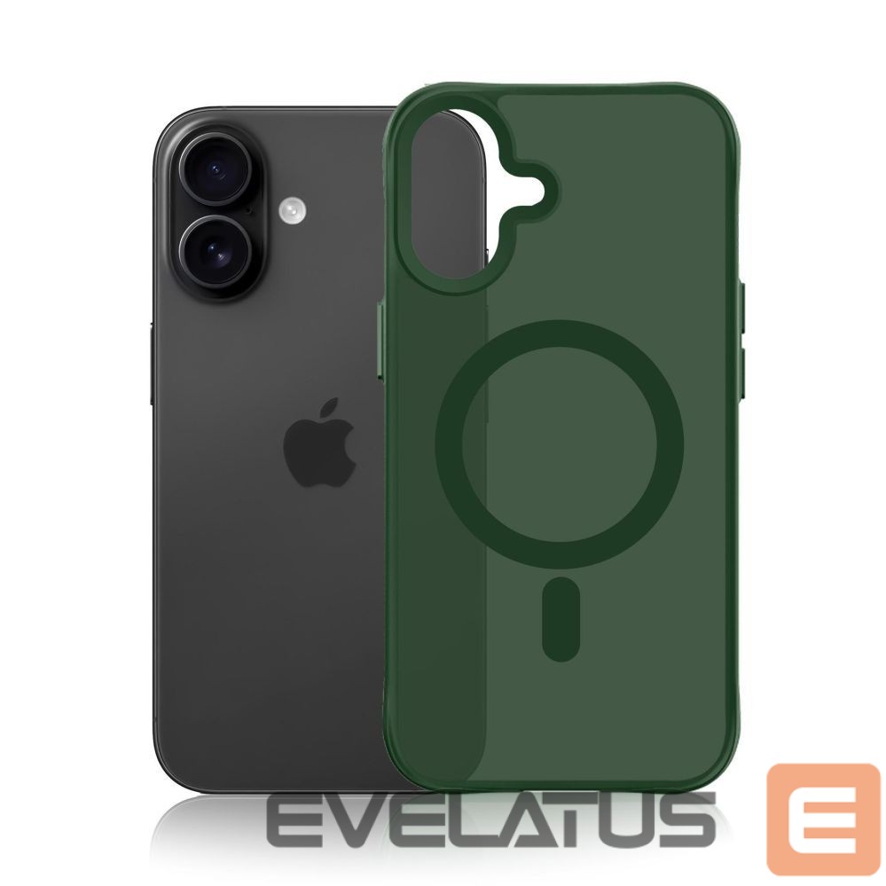 Other goods 3MK 3mk Smoke MagCase for iPhone 16 - Green-Translucent