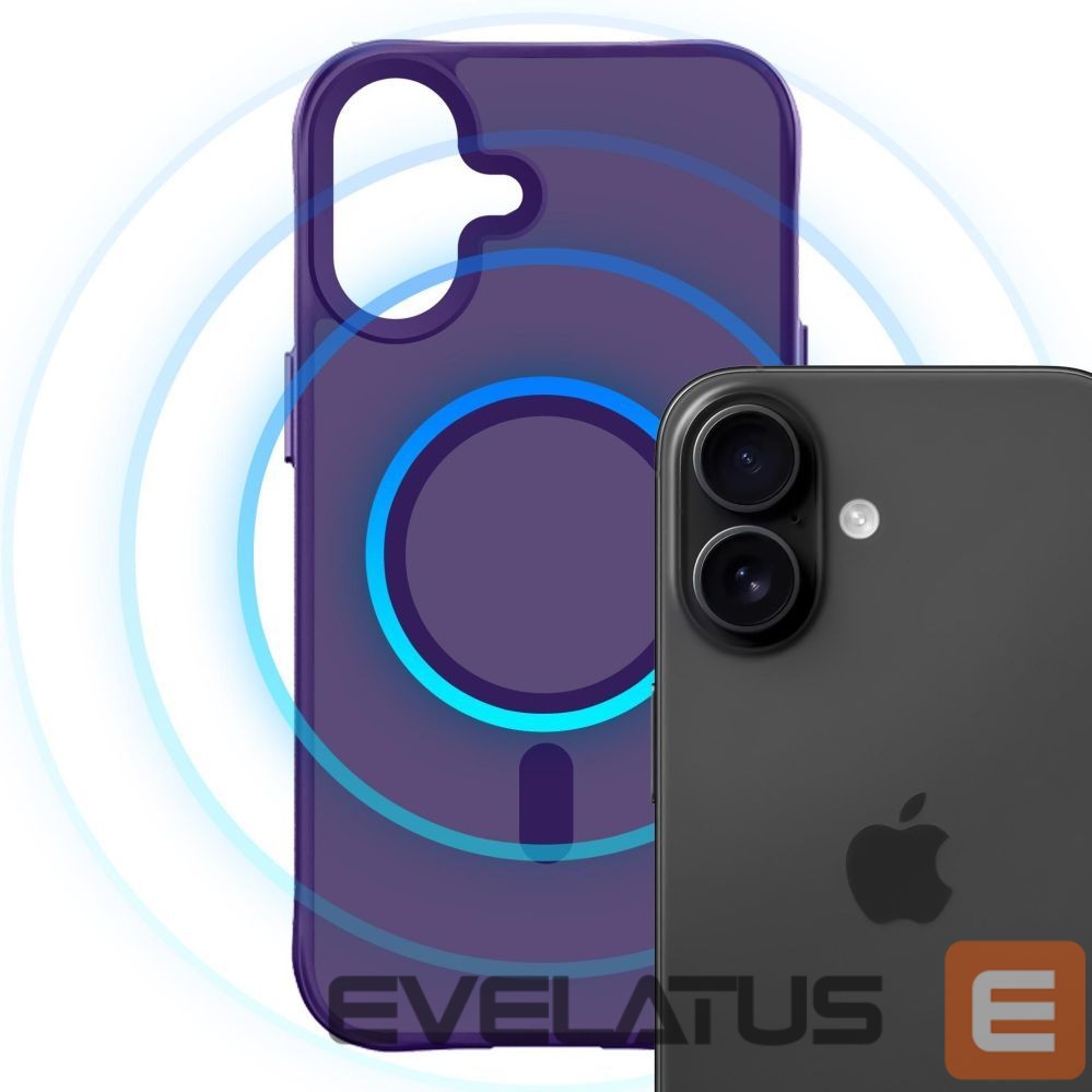 Other goods 3MK 3mk Smoke MagCase for iPhone 16 - purple-translucent