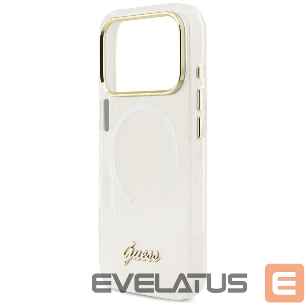 Other goods Guess Guess IML Gradient Script Metal MagSafe Case for iPhone 17 Pro - White