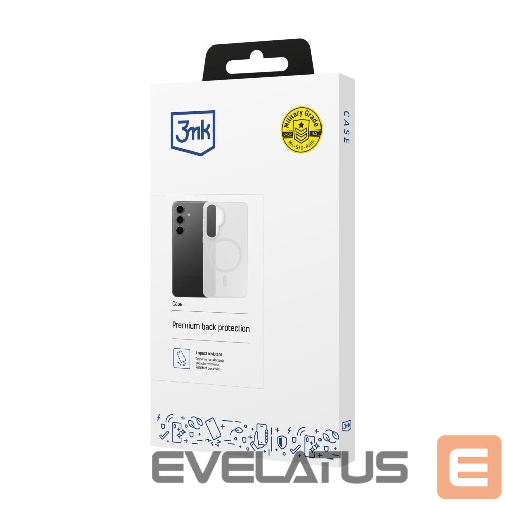 Other goods 3MK 3mk Smoke MagCase for Samsung Galaxy S25 - white-transparent
