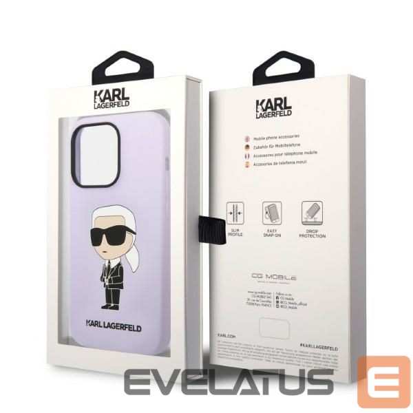 Other goods Karl Lagerfeld Karl Lagerfeld KLHCP14LSNIKBCU iPhone 14 Pro Case - Purple