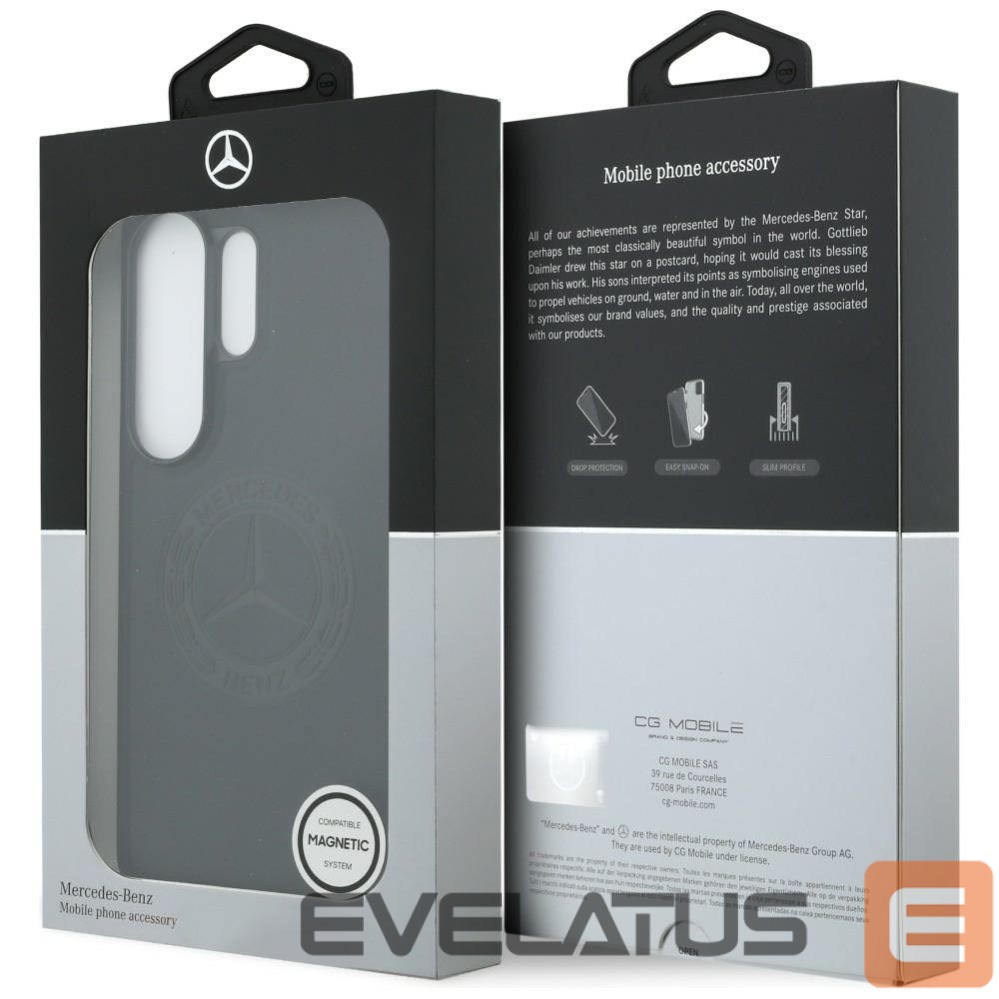 Back panel cover Mercedes-Benz Mercedes Vintage Logo MagSafe Case for Samsung Galaxy S26 Ultra - Black