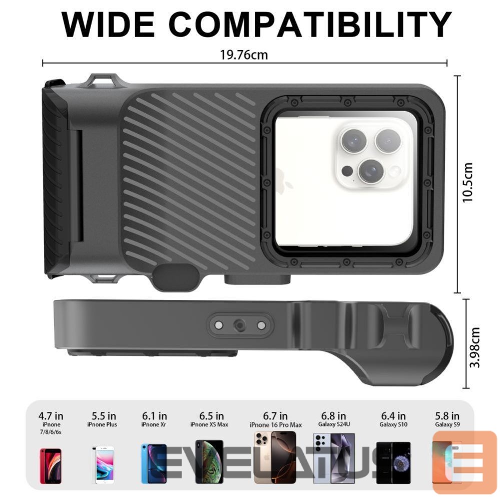 Other goods Tech-Protect Tech-Protect IPX8 Pro Waterproof Phone Case - Gray and Black