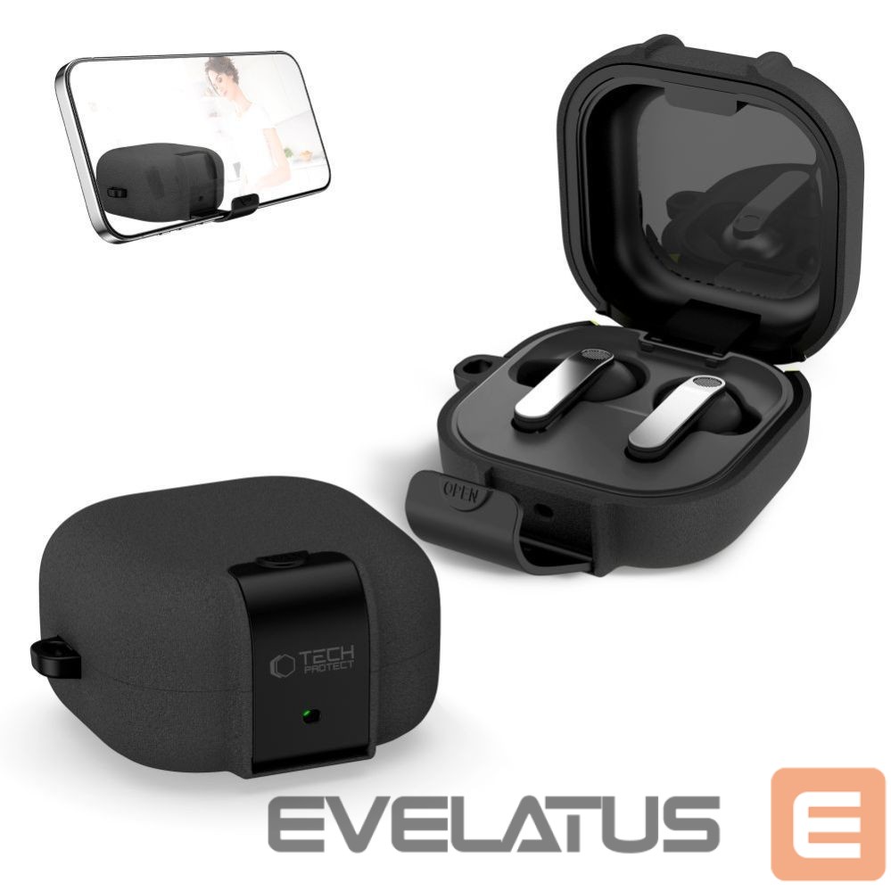 Other goods Tech-Protect Tech-Protect Slim Hook Case for Samsung Galaxy Buds 4 / 4 Pro - Black