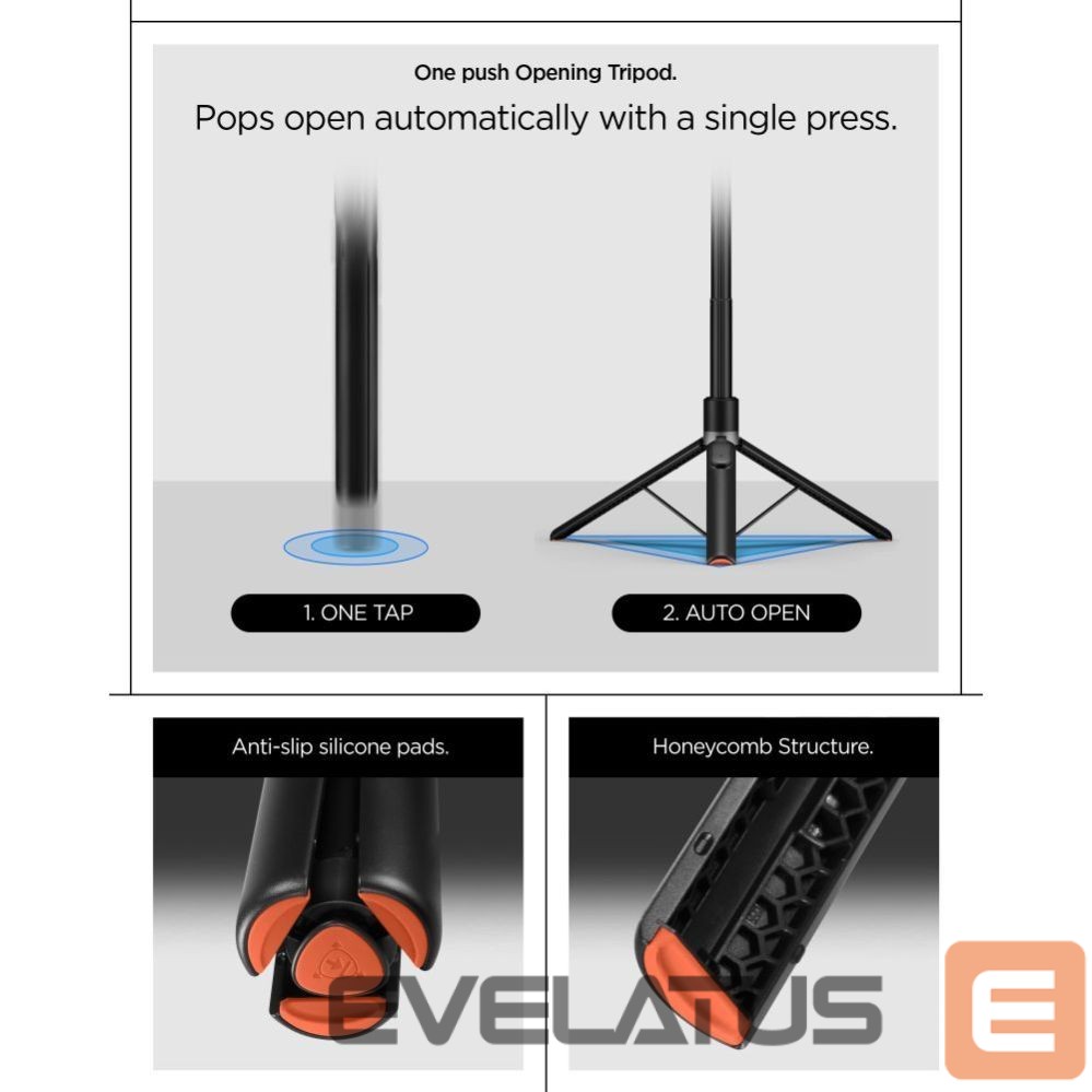 Other goods Spigen Spigen S581W MagSafe Bluetooth Selfie Stick and Tripod - Black