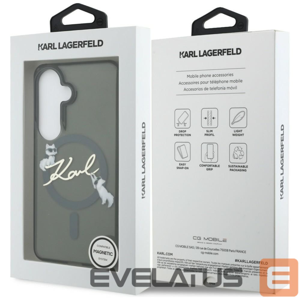 Other goods Karl Lagerfeld Karl Lagerfeld IML KC Script MagSafe Case for Samsung Galaxy S26 - Black