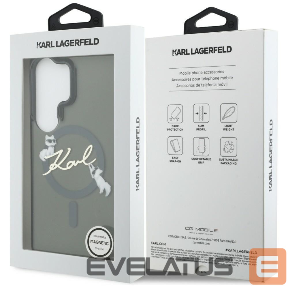 Other goods Karl Lagerfeld Karl Lagerfeld IML KC Script MagSafe Case for Samsung Galaxy S26 Ultra - Black