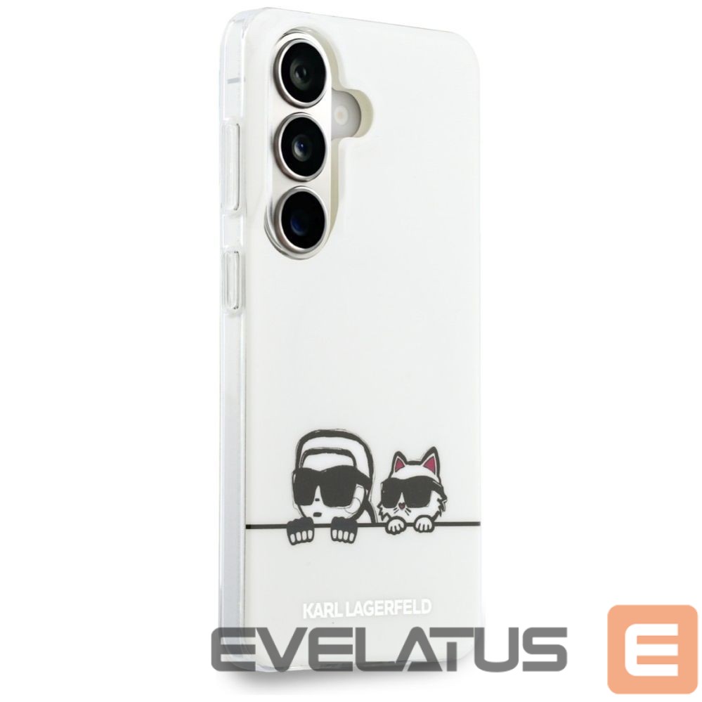 Back panel cover Karl Lagerfeld Karl Lagerfeld IML Peekaboo Karl&Choupette MagSafe Case for Samsung Galaxy S26 - Transparent