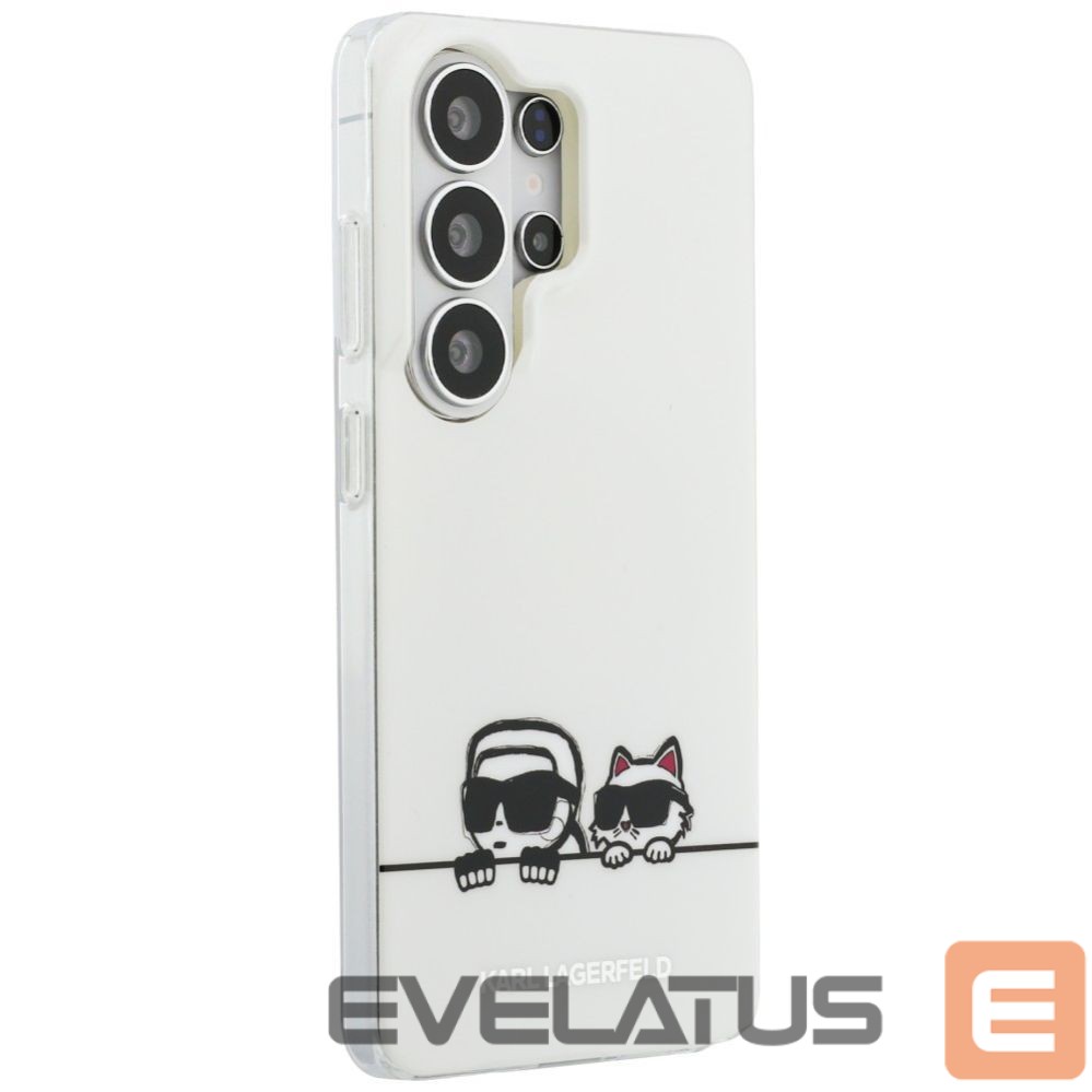 Back panel cover Karl Lagerfeld Karl Lagerfeld IML Peekaboo Karl&Choupette MagSafe Case for Samsung Galaxy S26 Ultra - Transparent