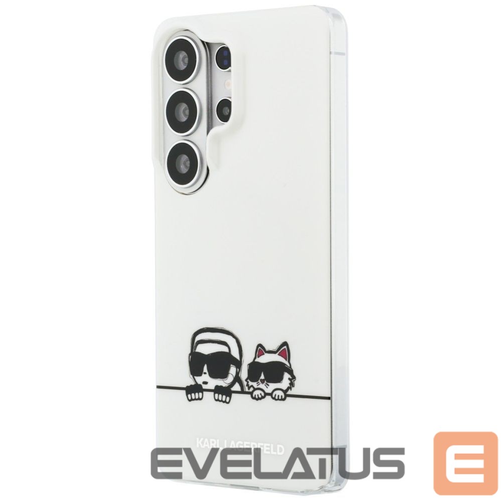 Back panel cover Karl Lagerfeld Karl Lagerfeld IML Peekaboo Karl&Choupette MagSafe Case for Samsung Galaxy S26 Ultra - Transparent