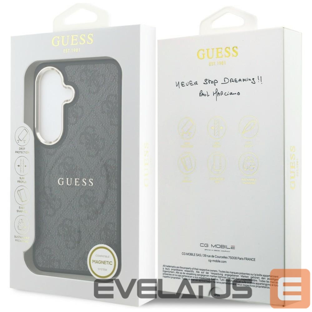 Other goods Guess Reinforced full-screen tempered glass 3mk HardGlass Max Black for Samsung Galaxy S24+