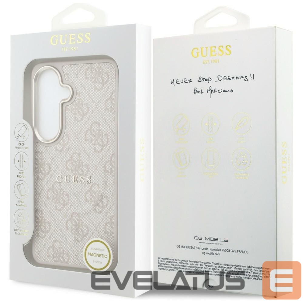 Other goods Guess Reinforced full-screen tempered glass 3mk HardGlass Max Black for Samsung Galaxy S24+