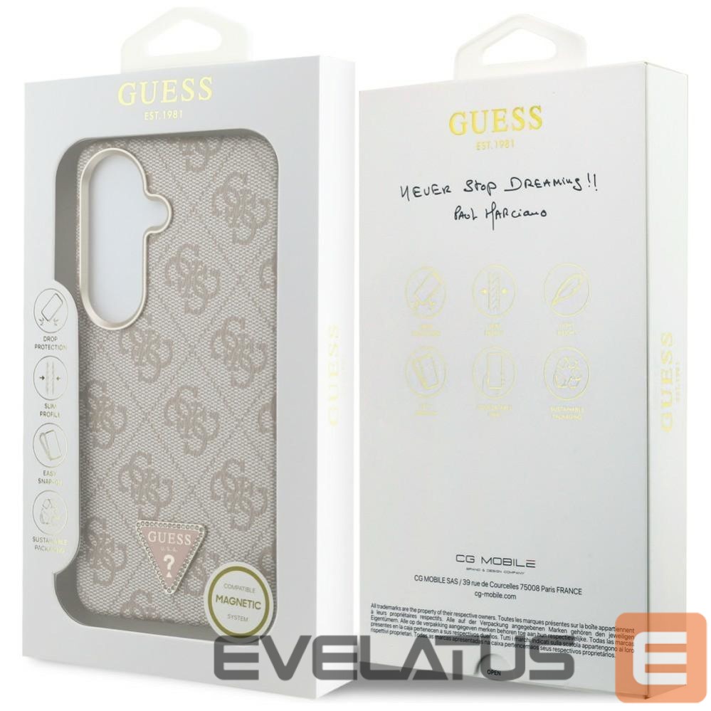 Other goods Guess Reinforced full-screen tempered glass 3mk HardGlass Max Black for Samsung Galaxy S24+