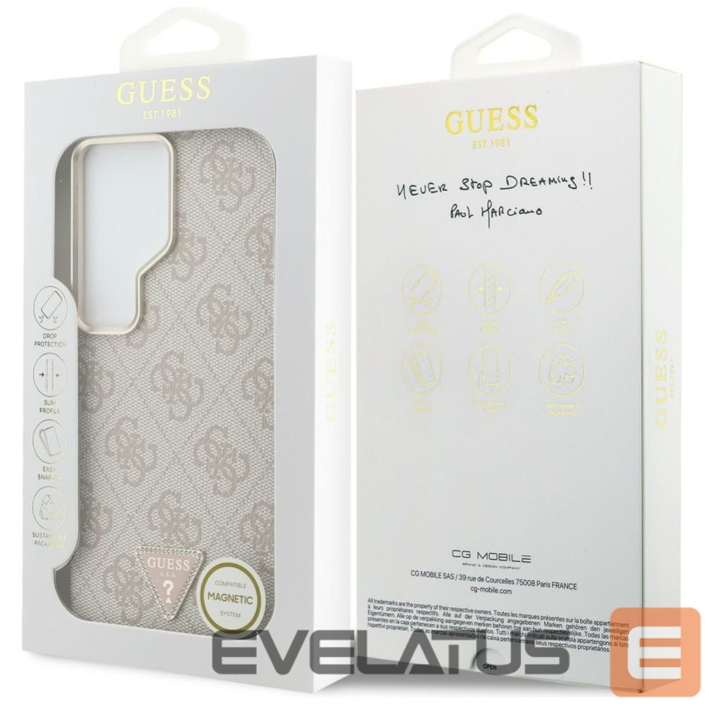 Other goods Guess Reinforced full-screen tempered glass 3mk HardGlass Max Black for Samsung Galaxy S24+