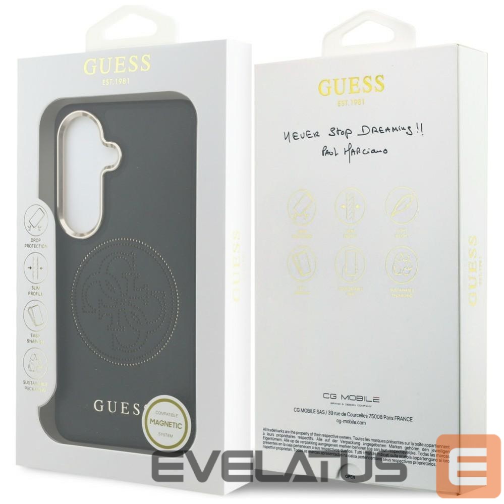 Other goods Guess Reinforced full-screen tempered glass 3mk HardGlass Max Black for Samsung Galaxy S24+