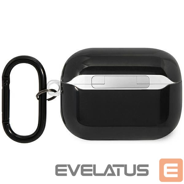Back panel cover BMW BMW BMAP222SOTK AirPods Pro 2 gen cover black/black Tricolor Stripes