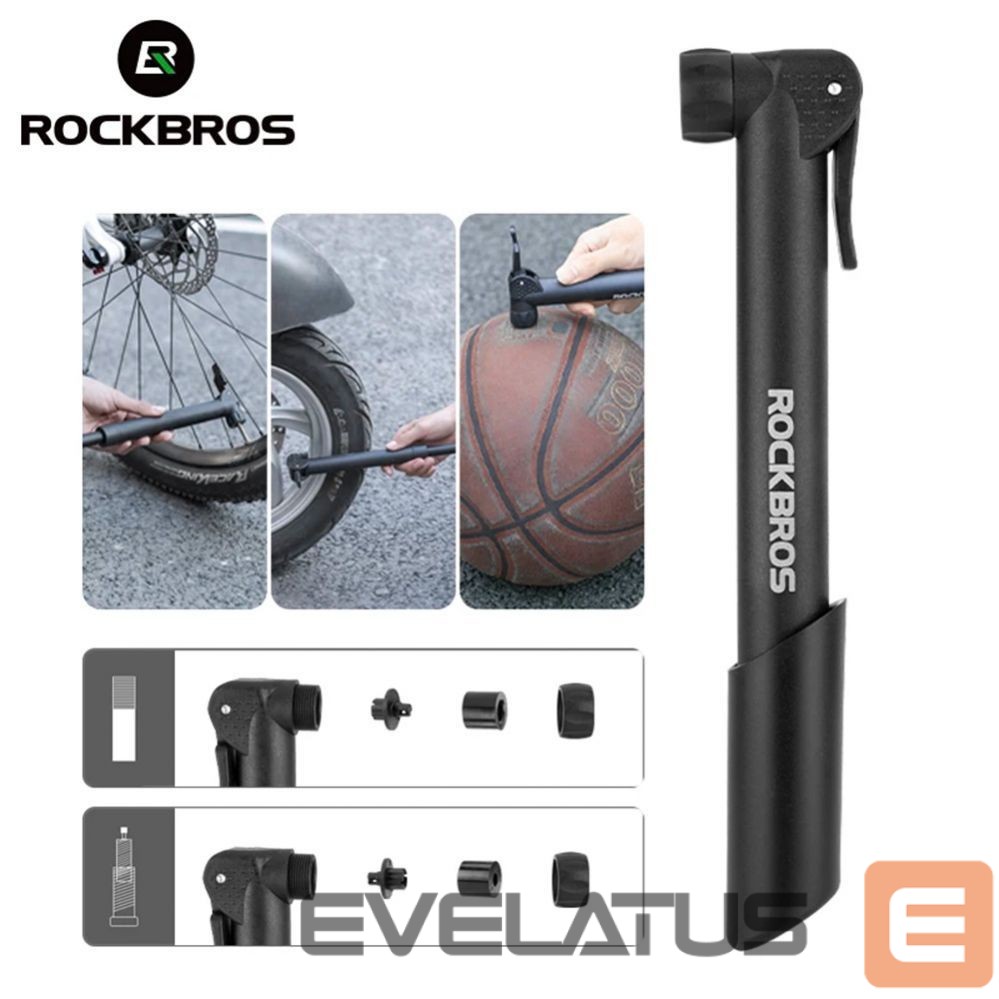 Bicycle accessory Rockbros Rockbros 42520001001 bicycle pump - black
