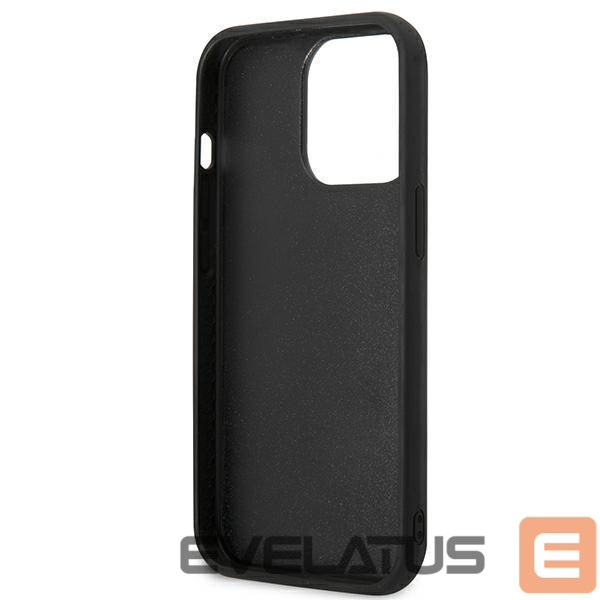 Back panel cover Karl Lagerfeld Karl Lagerfeld KLHCP13L3DRKCK iPhone 13 Pro / 13 6.1" black/black hardcase Karl&Choupette Ikonik 3D