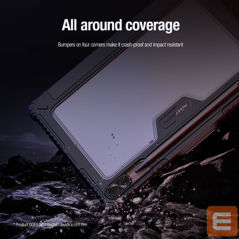 Back panel cover Nillkin - Nillkin Bumper Leather Case Pro case for Samsung Galaxy Tab S9 - black