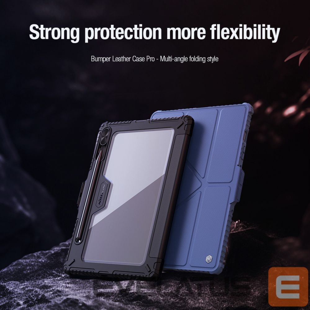 Back panel cover Nillkin - Nillkin Bumper Leather Case Pro case for Samsung Galaxy Tab S9 - black