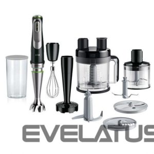 Mixers and blenders Braun  MQ9187XLI MultiQuick 9 Hand Blender, Black/Stainless Steel 
