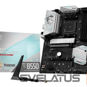 Motherboard for AMD processors MSI  Mainboard||AMD B550|Socket AM4|ATX|RAM DDR4-SDRAM|4xSlots|Wi-Fi Yes|Bluetooth Yes|2xNumber of M.2 (M) slots|B550GAMINGWIFI 