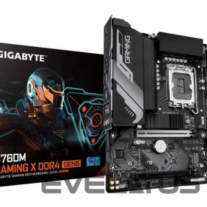 Motherboard for Intel processors Gigabyte  Mainboard||Intel B760|LGA 1700|micro ATX|RAM DDR4-SDRAM|4xSlots|2xNumber of M.2 (M) slots|B760MGXDDR4GEN5 