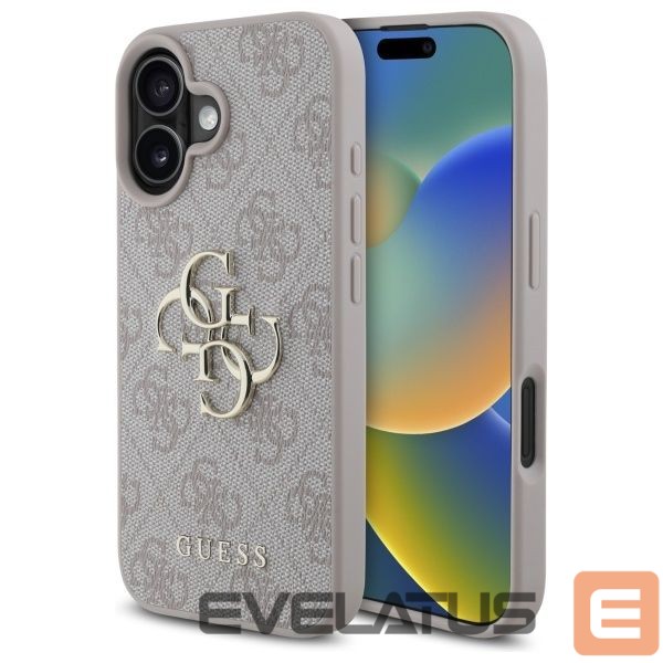 Other Phone Accessory Guess Guess 4G Big Logo Case for iPhone 16 - Pink