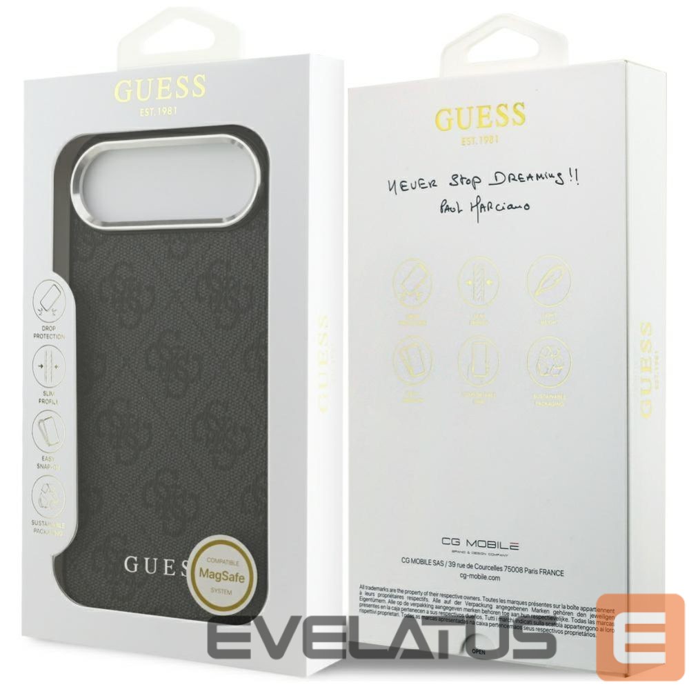 Other goods Guess Guess 4G Classic Logo MagSafe case for iPhone 17 Air - black