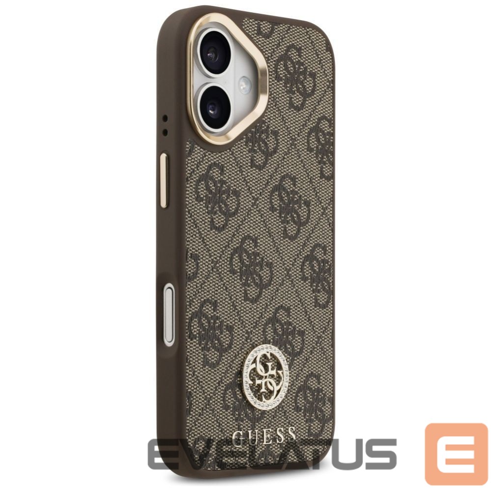 Other goods Guess Guess 4G Strass Logo MagSafe case for iPhone 17 - brown