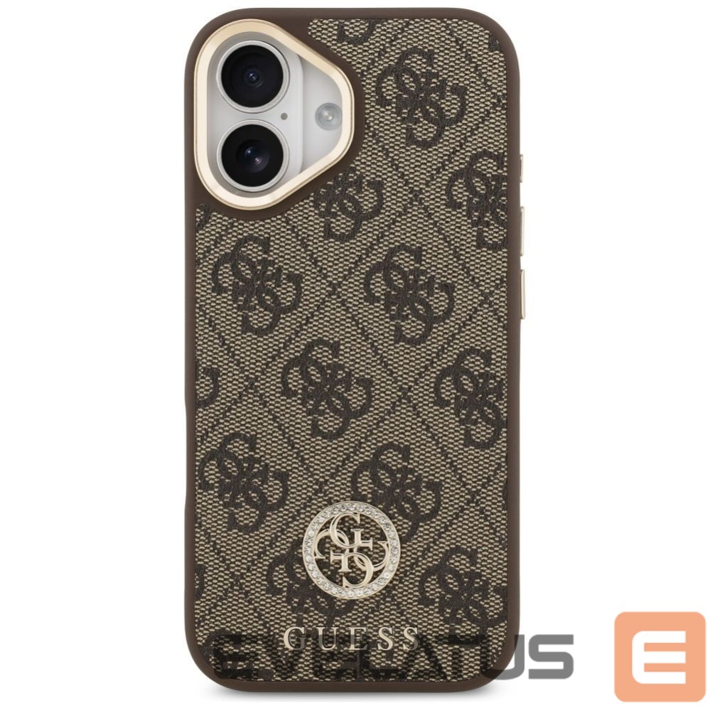 Other goods Guess Guess 4G Strass Logo MagSafe case for iPhone 17 - brown