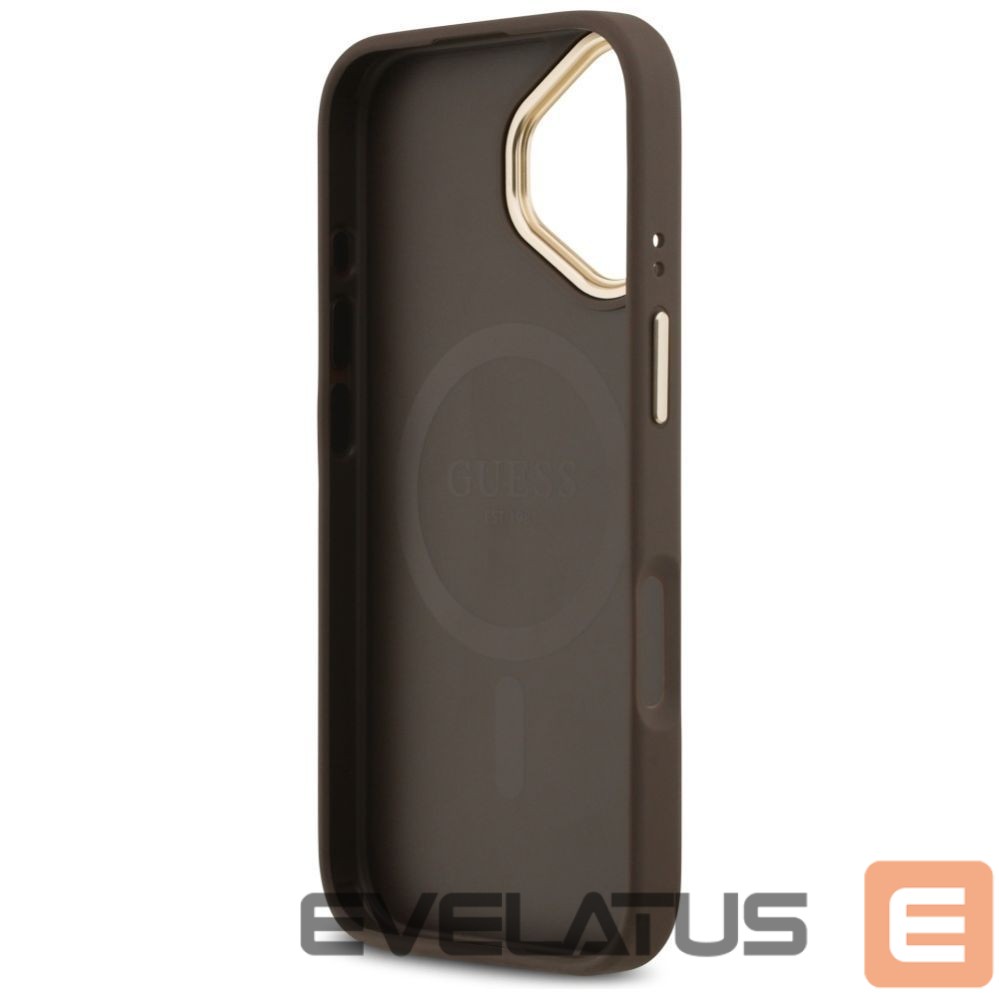 Other goods Guess Guess 4G Strass Logo MagSafe case for iPhone 17 - brown