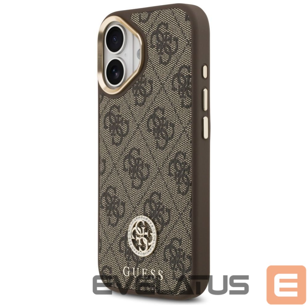 Other goods Guess Guess 4G Strass Logo MagSafe case for iPhone 17 - brown