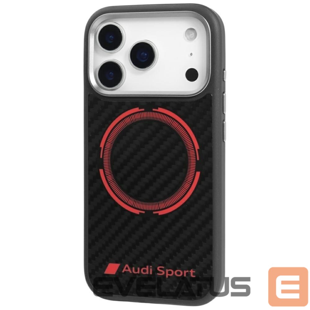 Other goods Audi Audi RSQ Carbon Fiber Sport Red Circle MagSafe Case for iPhone 17 Pro - Black