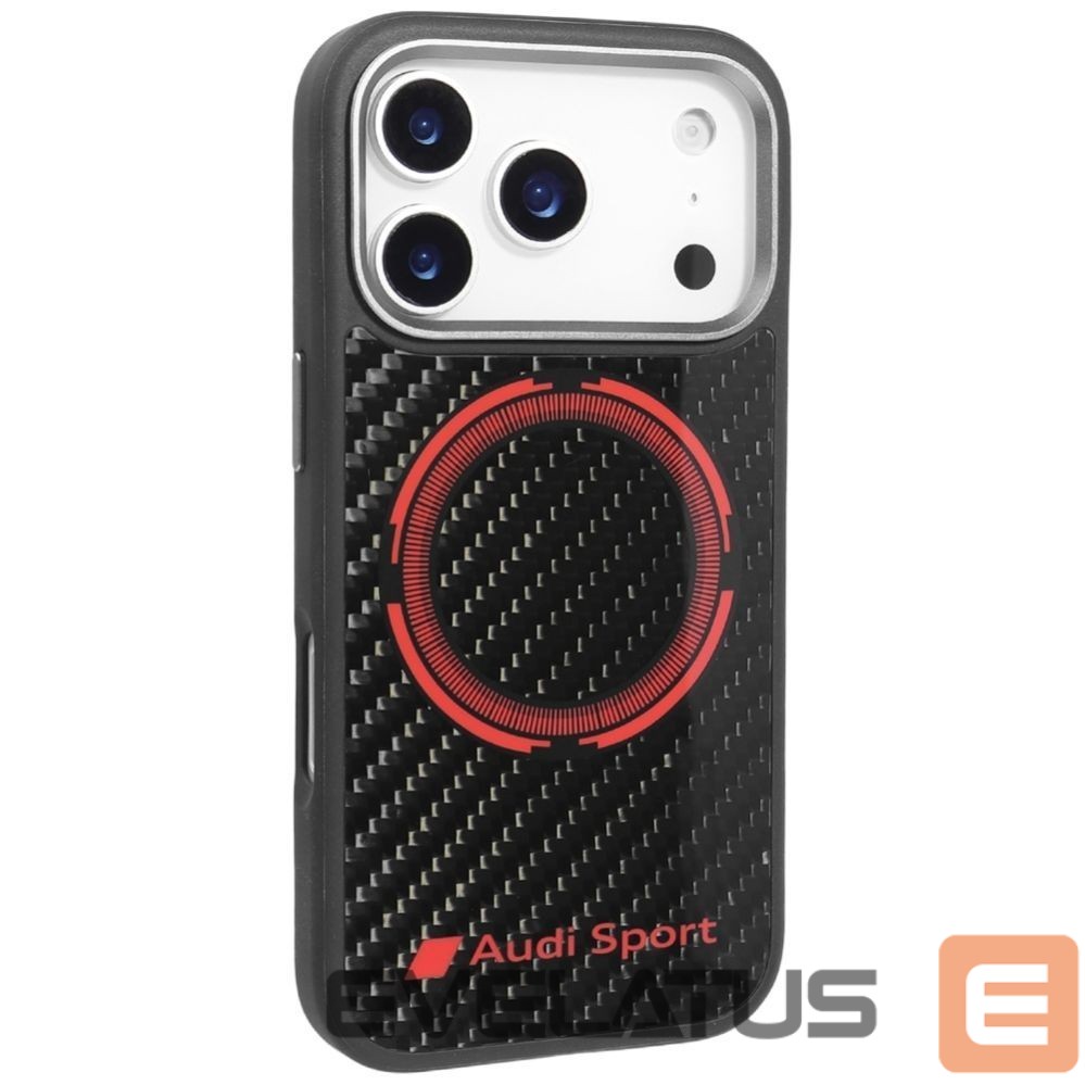 Other goods Audi Audi RSQ Carbon Fiber Sport Red Circle MagSafe Case for iPhone 17 Pro - Black
