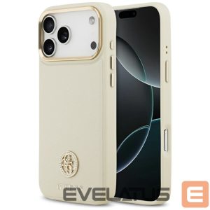 Other goods Guess  Guess Grained Strass Logo MagSafe case for iPhone 17 Pro Max - beige 