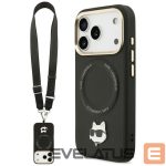 Other goods Karl Lagerfeld  Karl Lagerfeld Big Strap Choupette Metal Logo MagSafe Case for iPhone 17 Pro Max - Black 