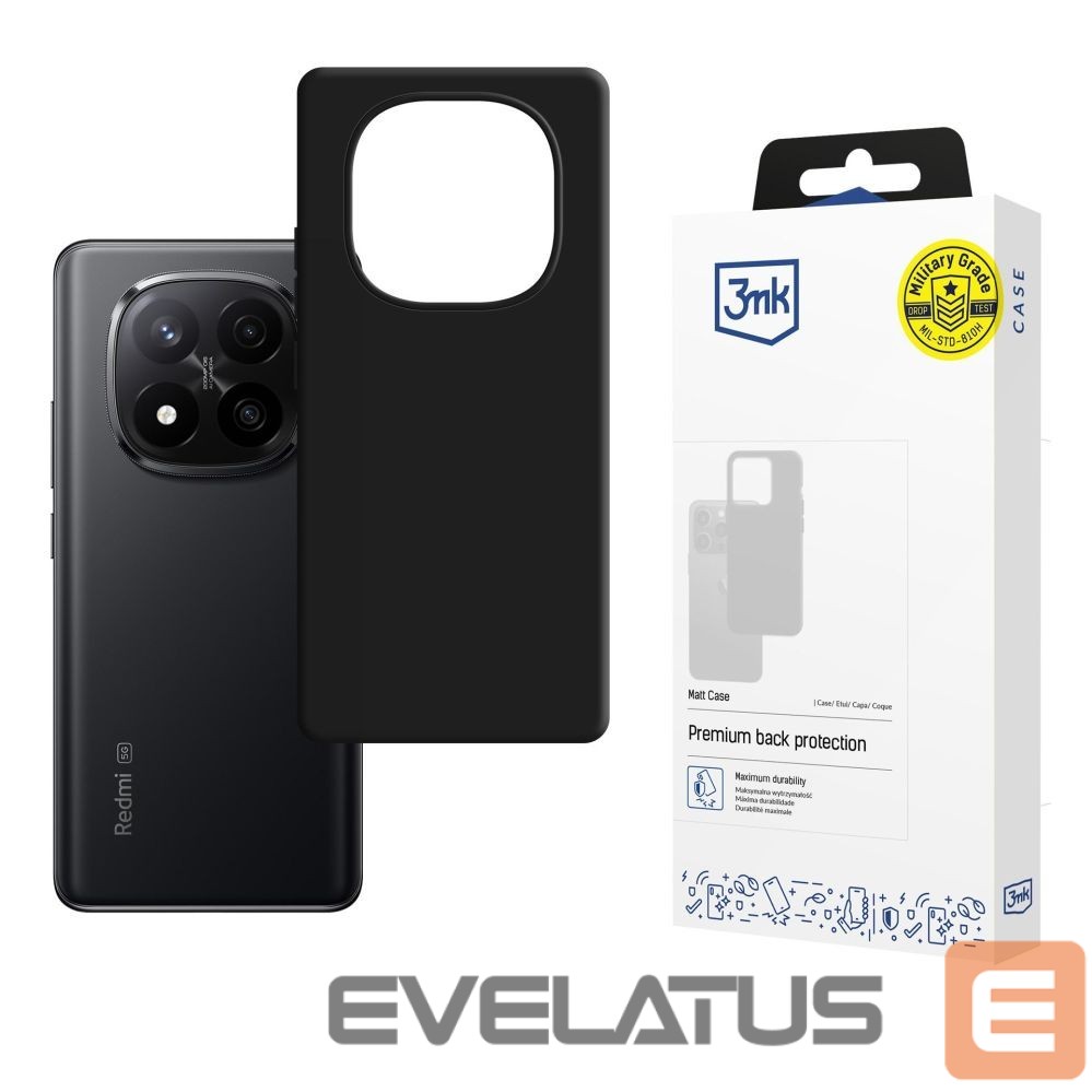 Other goods 3MK 3mk Matt Case for Xiaomi Redmi Note 15 5G - black