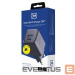 Other goods 3MK  3mk Hyper Charger PD 33W GaN QC4+ PPS AFC FCP SCP 1A1C Wall Charger - Black 