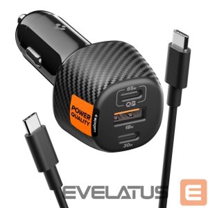 Other goods Spigen  Spigen Essential EV1133 3-port car charger - black 