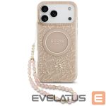 Other goods Guess  Guess IML Flowers Electro Pearl Strap MagSafe Case for iPhone 17 Pro Max - Pink 