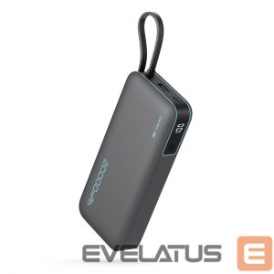 Power bank Cuktech  Cuktech CUKP200NGLDG 55W 20000mAh Powerbank with Built-in USB-C Cable - Gray 