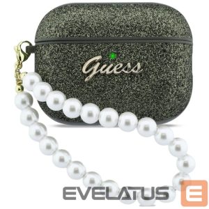 Other goods Guess  Guess Glitter Pearl Strap Case for AirPods Pro 3 - Black and Glitter 