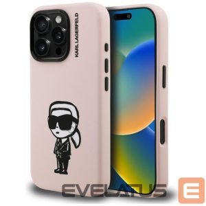 Other goods Karl Lagerfeld  Karl Lagerfeld Silicone Karl Sketch MagSafe Case for iPhone 16 Pro - Pink 
