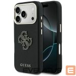 Back panel cover Guess  Guess FW Resin Logo Case for iPhone 17 Pro - Black 