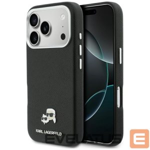 Other goods Karl Lagerfeld  Karl Lagerfeld Karl & Choupette Head Pins Saffiano MagSafe Case for iPhone 17 Pro Max - Black 